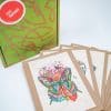 Butterfly Greeting Card: Student Artwork on Handmade Paper from Haiti - Image 4